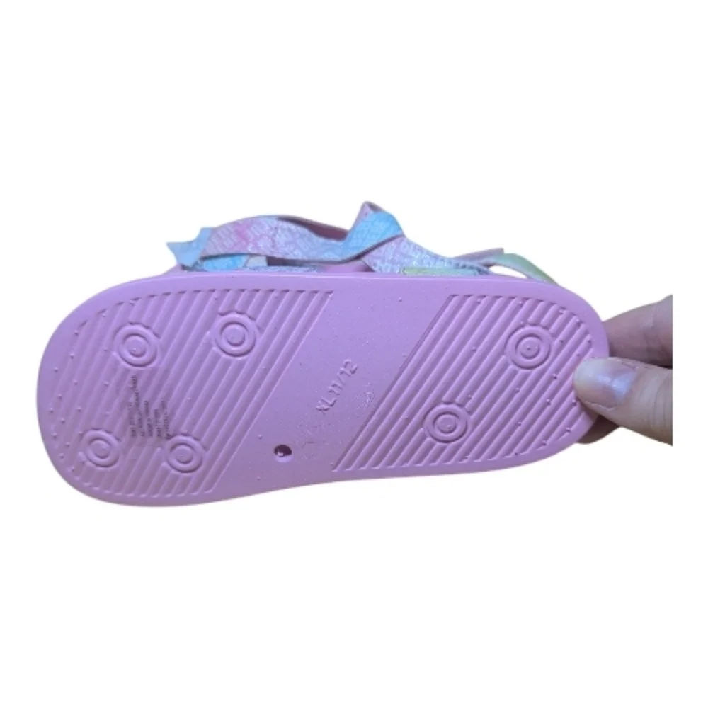 Bebe Little Girl Sandals Sz 11/12 Straps Pink